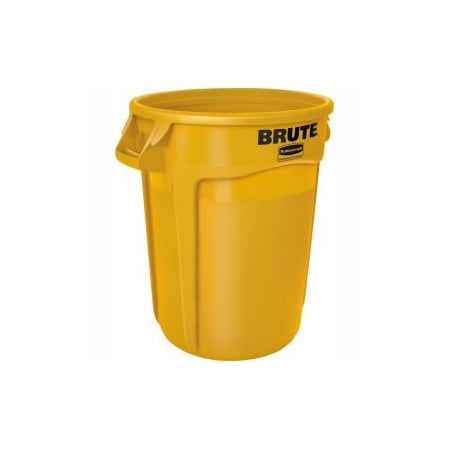 Rubbermaid Commercial Rubbermaid Brute 2620 Trash Container 20 Gallon - Yellow FG262000YEL